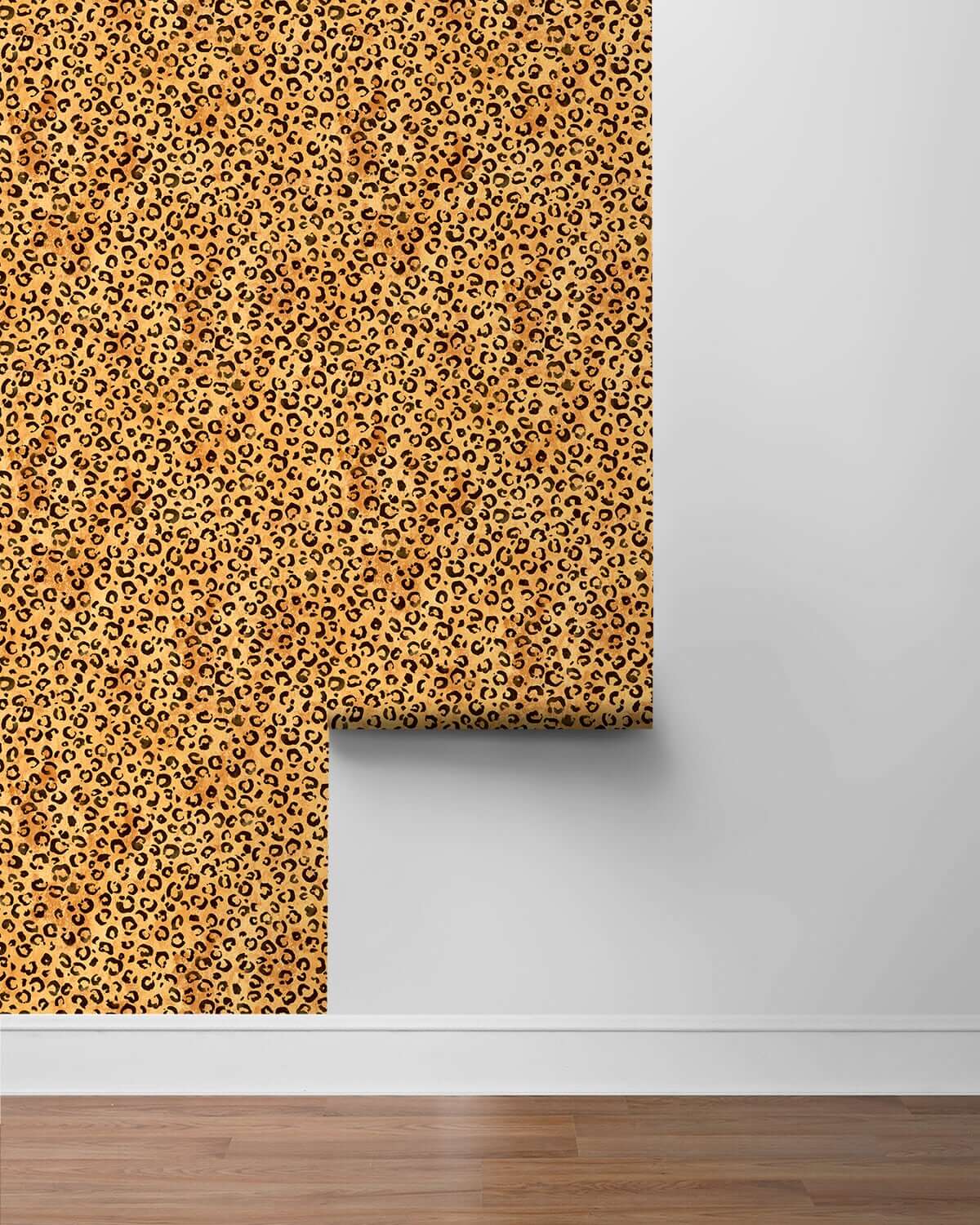 Daisy Bennett Classic Leopard Peel & Stick Wallpaper Sample - Natural Tan