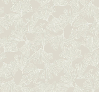 Antonina Vella Dazzling Dimensions Ginkgo Toss Wallpaper - Glint