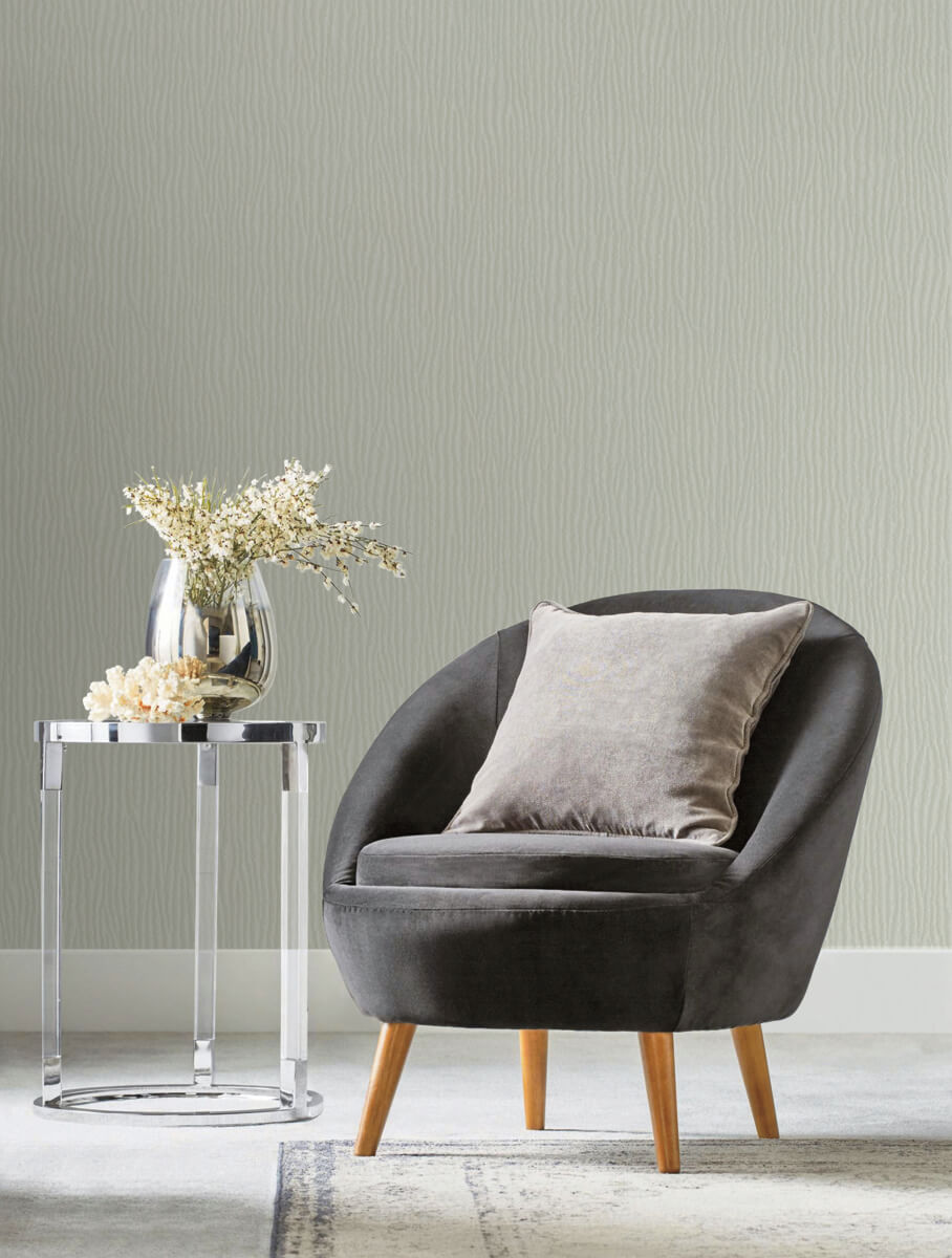 Antonina Vella Dazzling Dimensions Rain Chimes Wallpaper - Green