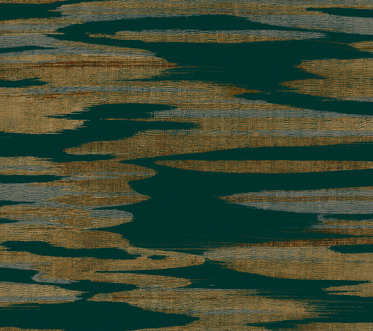 Antonina Vella Dazzling Dimensions Nimbus Wallpaper - Teal