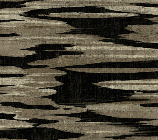 Antonina Vella Dazzling Dimensions Nimbus Wallpaper - Black