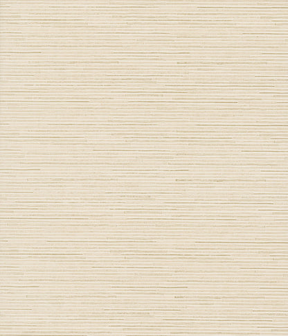Antonina Vella Dazzling Dimensions Ribbon Bamboo Wallpaper - Cream & Gold