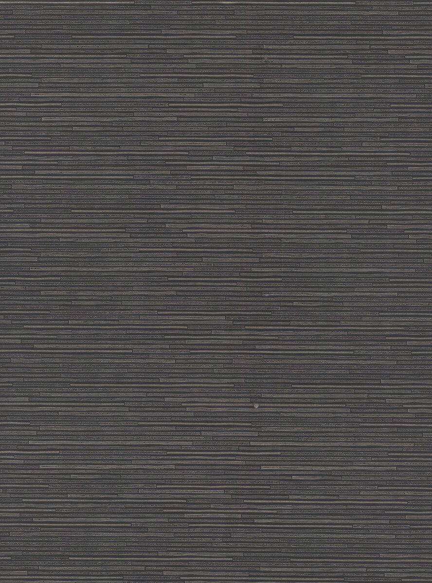 Antonina Vella Dazzling Dimensions Ribbon Bamboo Wallpaper Sample - Black