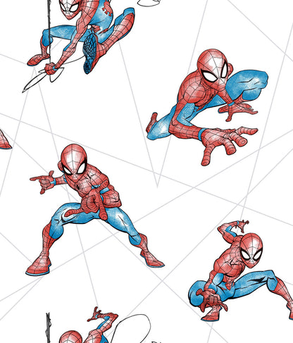 Spider Man Fracture Web Wallpaper - Red & Blue