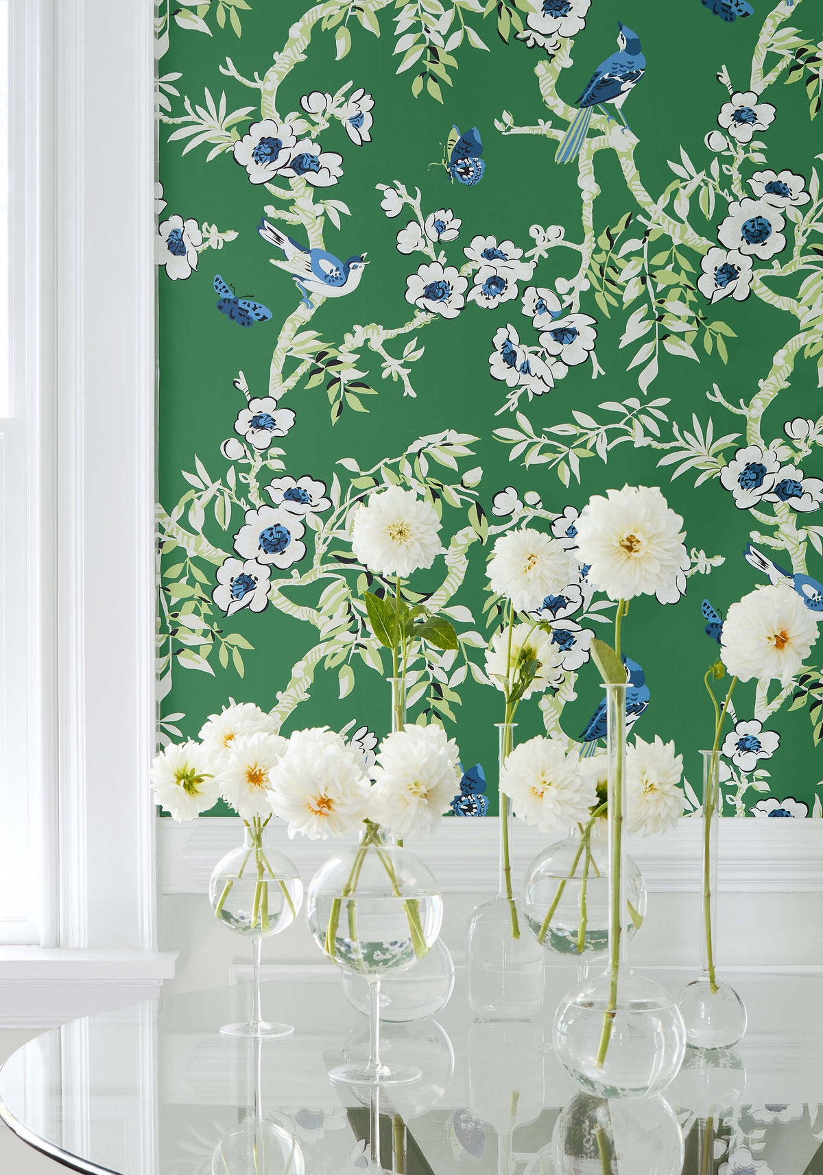 Thibaut Eden Yukio Wallpaper - Green