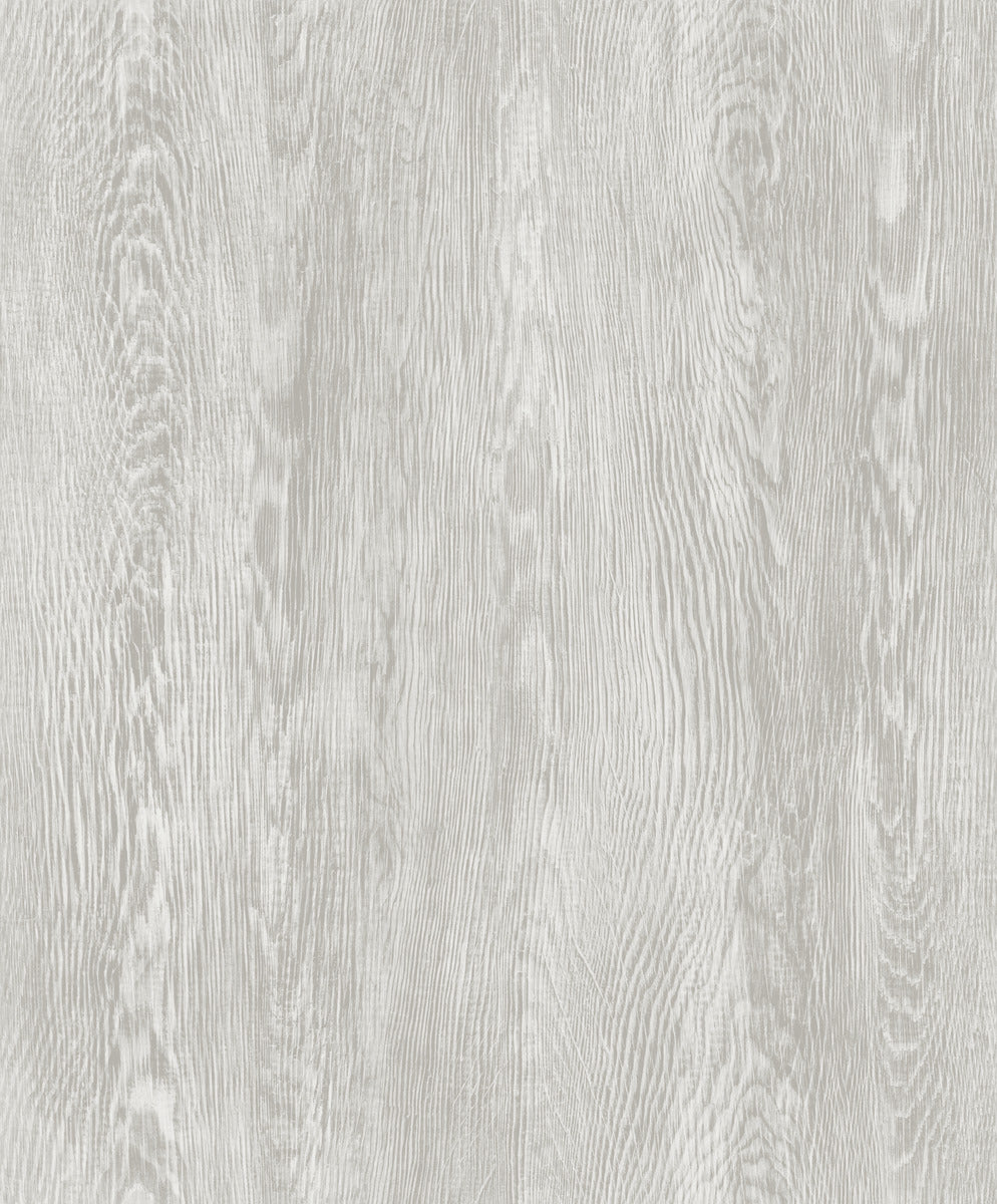 Simply Farmhouse Quarter Sawn Wood Wallpaper - Gray