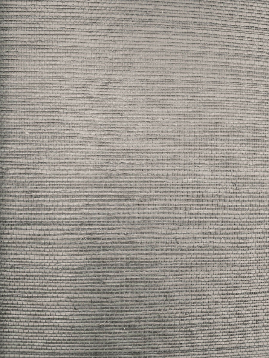 Ronald Redding Tea Garden Imperial Grasscloth Wallpaper - Dark Gray