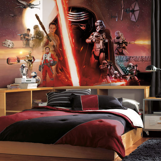 Star Wars The Force Awakens Peel & Stick Wallpaper Mural