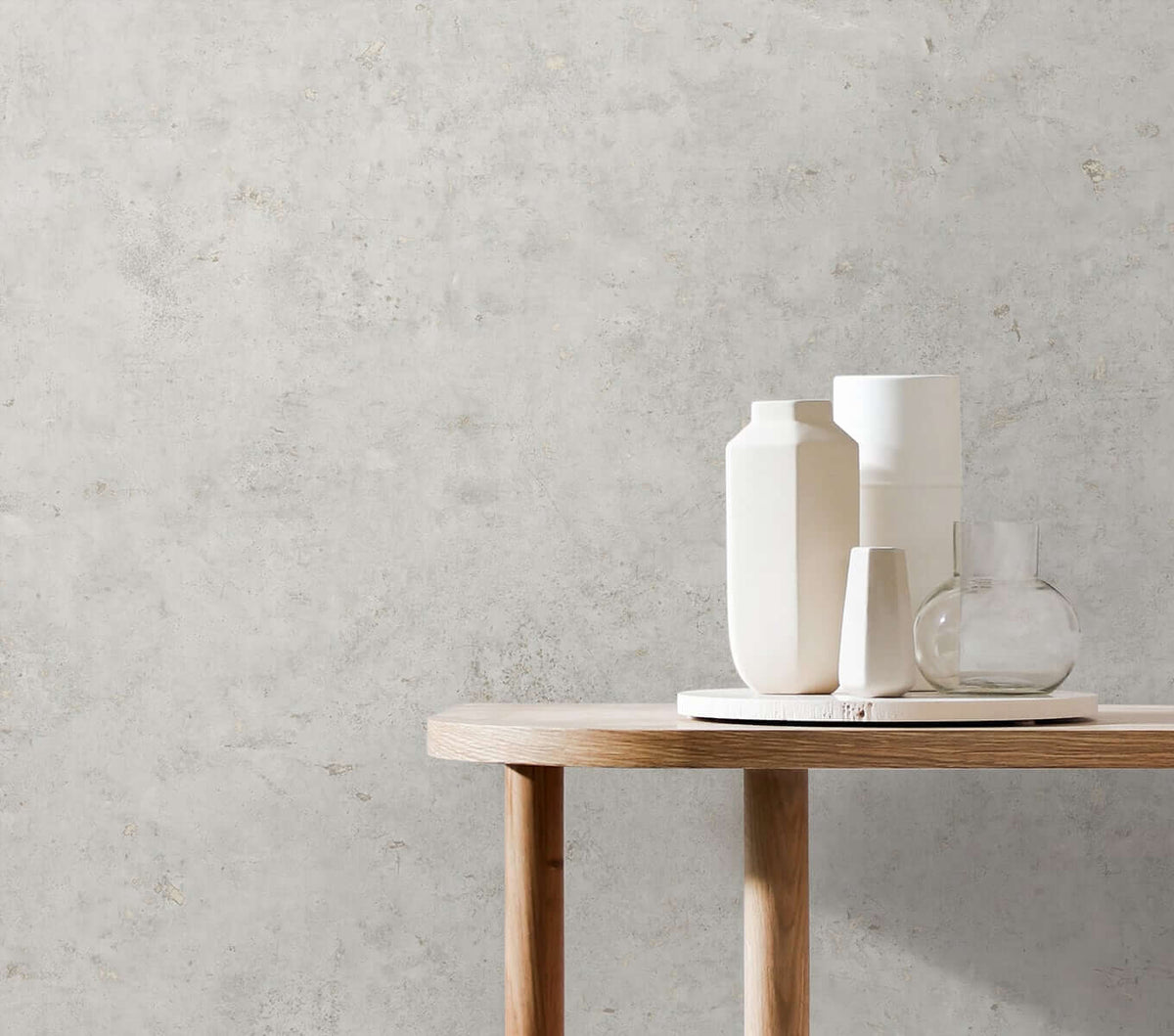 Seabrook Japandi Style Hana Wallpaper - Stone & Champagne