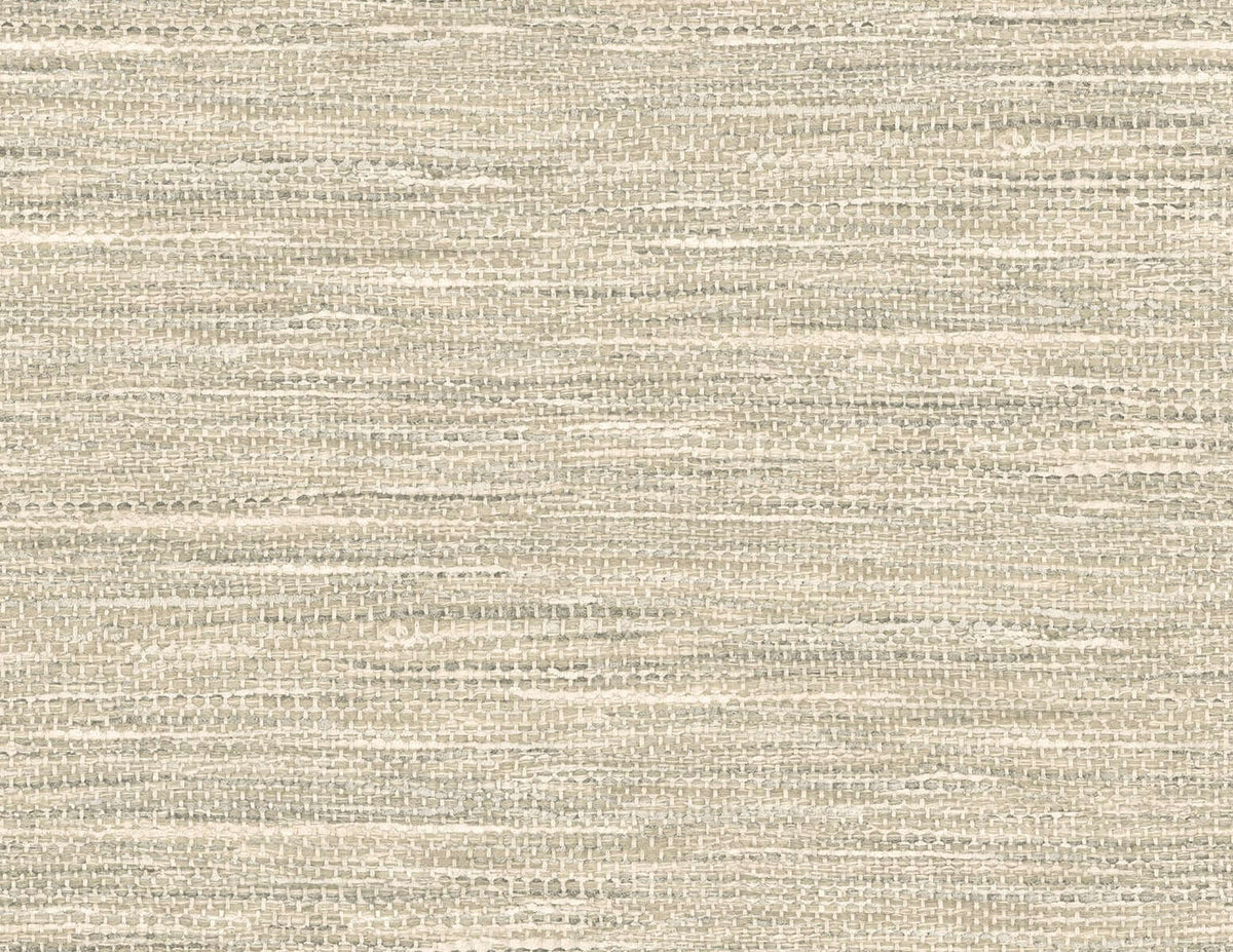 Seabrook Japandi Style Rina Wallpaper Sample - Warm Stone