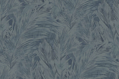 Seabrook Japandi Style Mari Wallpaper - Navy Blue