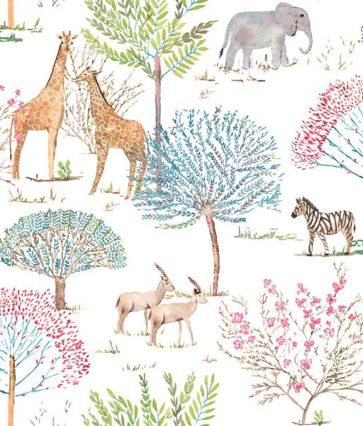 York On The Savanna Wallpaper - SAMPLE