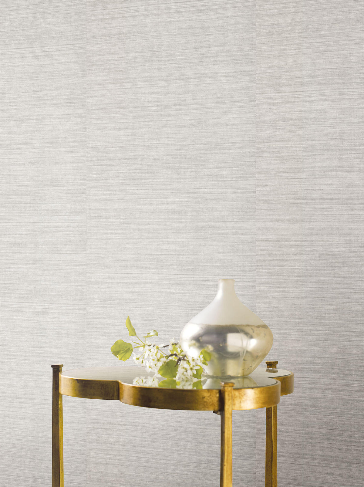 Ronald Redding 24 Karat Silk Elegance Wallpaper Sample - Beige