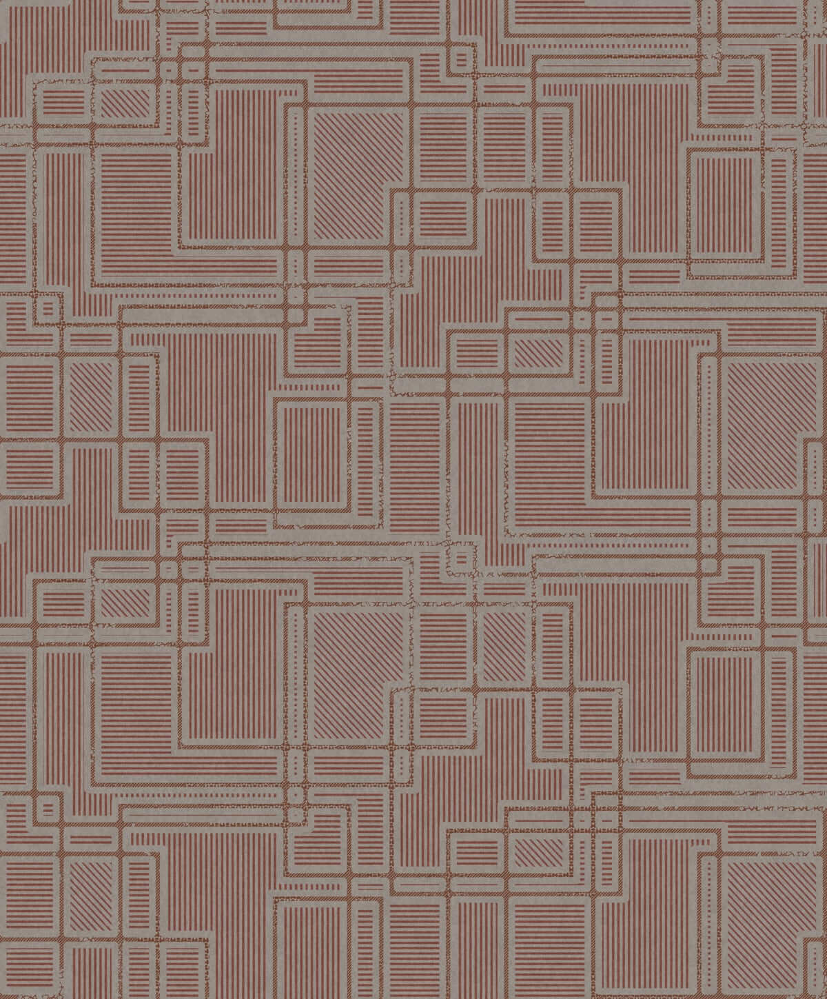 Mondrian Bauhaus Cityscape Wallpaper - SAMPLE