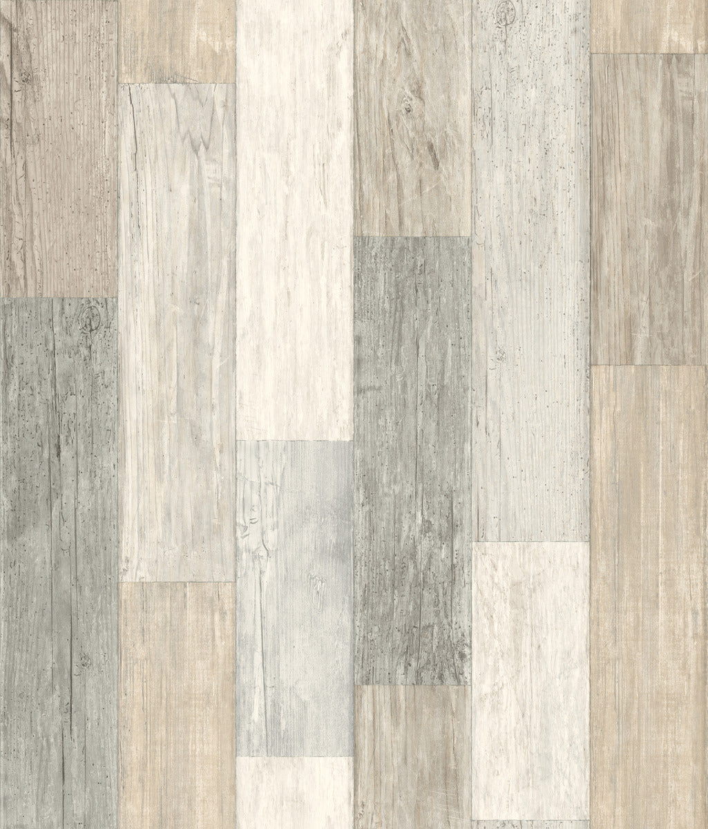 York Simply Farmhouse Pallet Board Wallpaper - SAMPLE