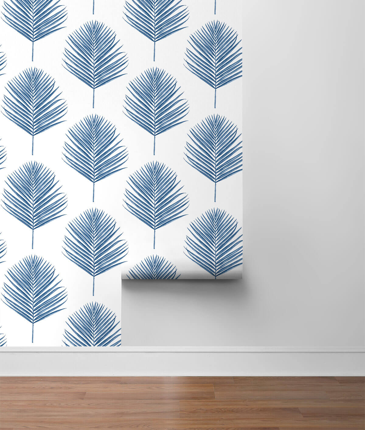 Lillian August Maui Palm Peel & Stick Wallpaper - Coastal Blue