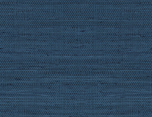Lillian August Faux Weave Peel & Stick Wallpaper - Coastal Blue