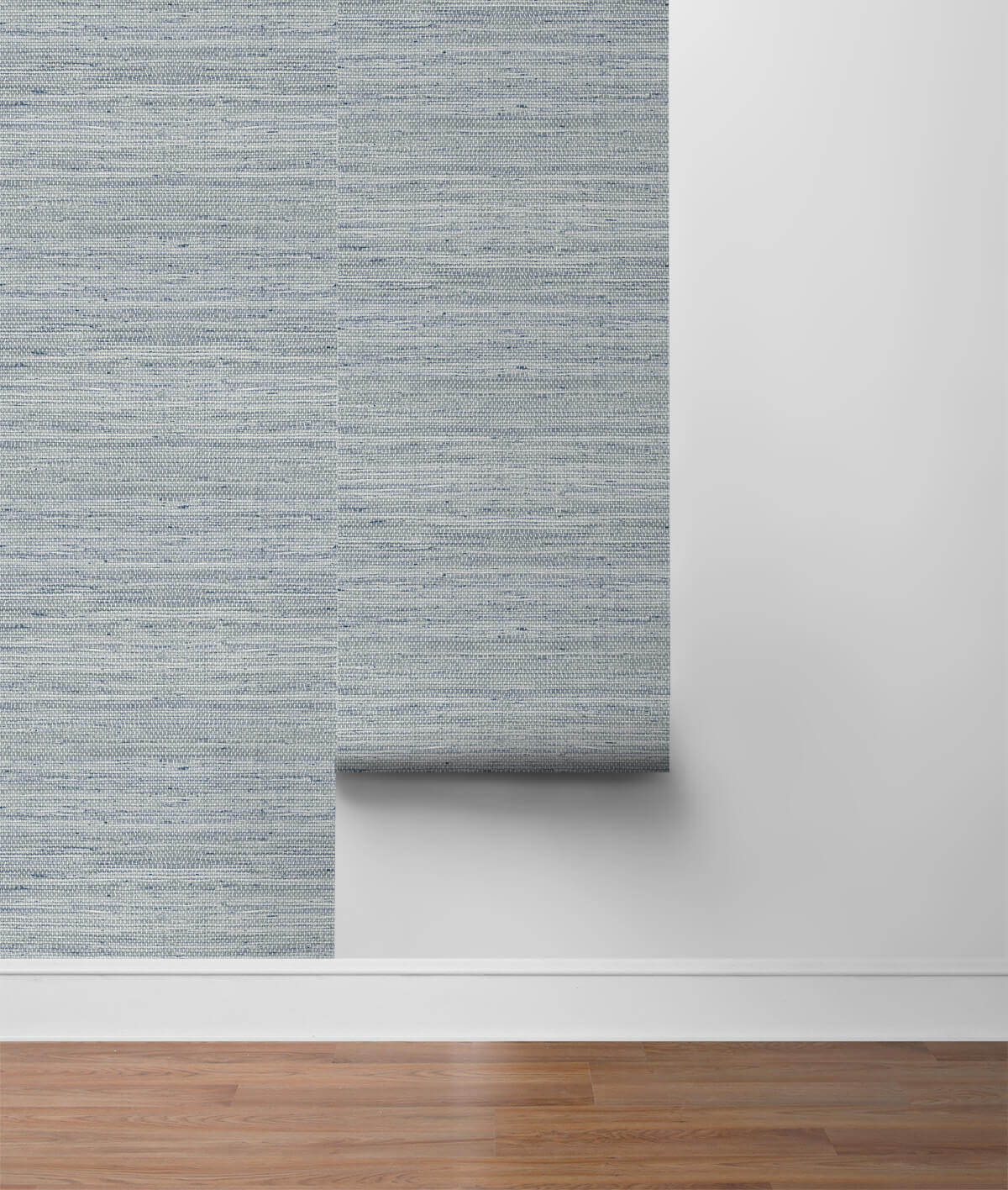 Lillian August Faux Weave Peel & Stick Wallpaper - Skylight Blue