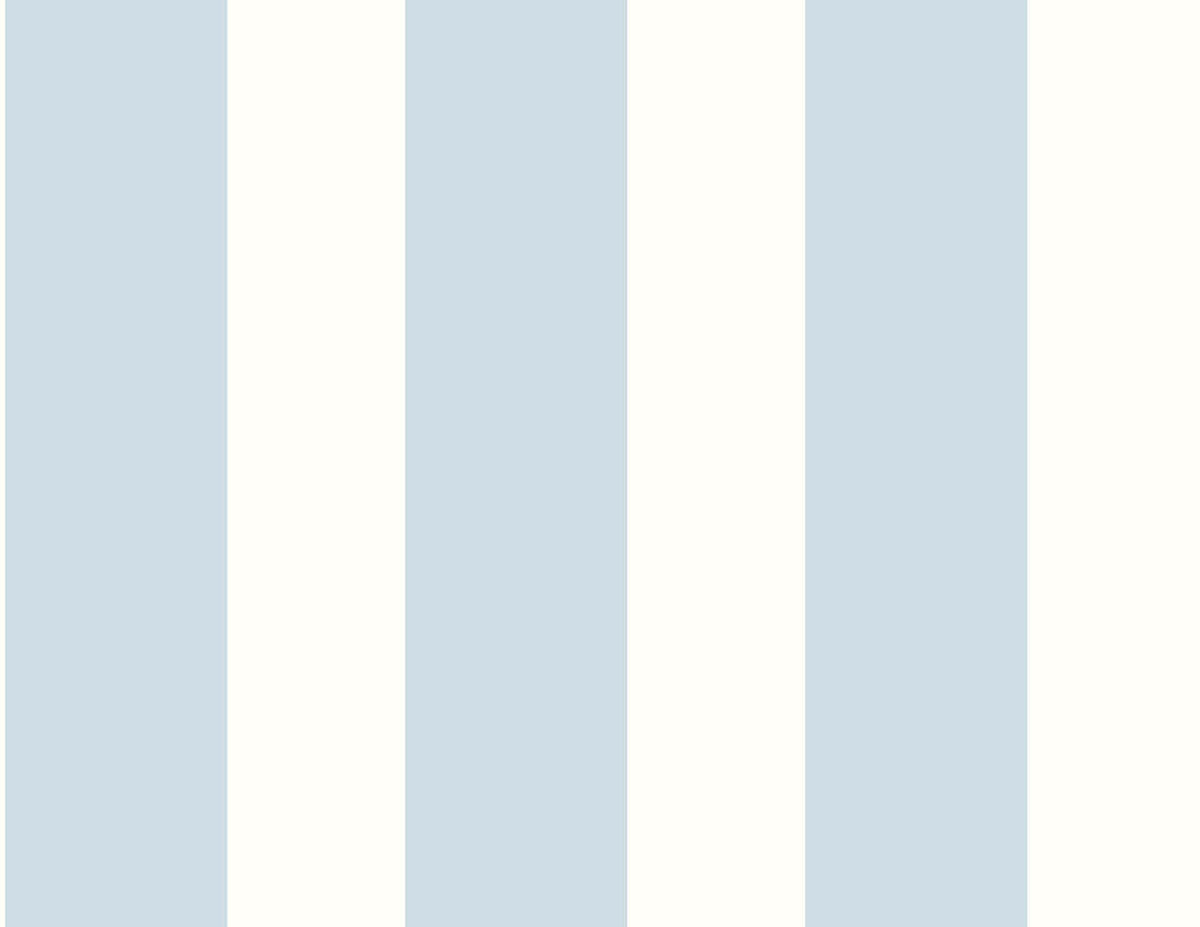 Lillian August Designer Stripe Peel & Stick Wallpaper - Hampton Blue
