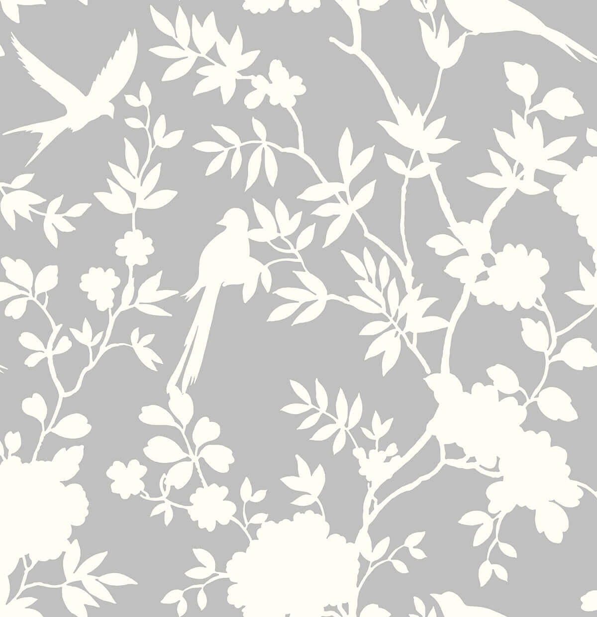 Lillian August Mono Toile Peel & Stick Wallpaper Sample - Harbor Mist