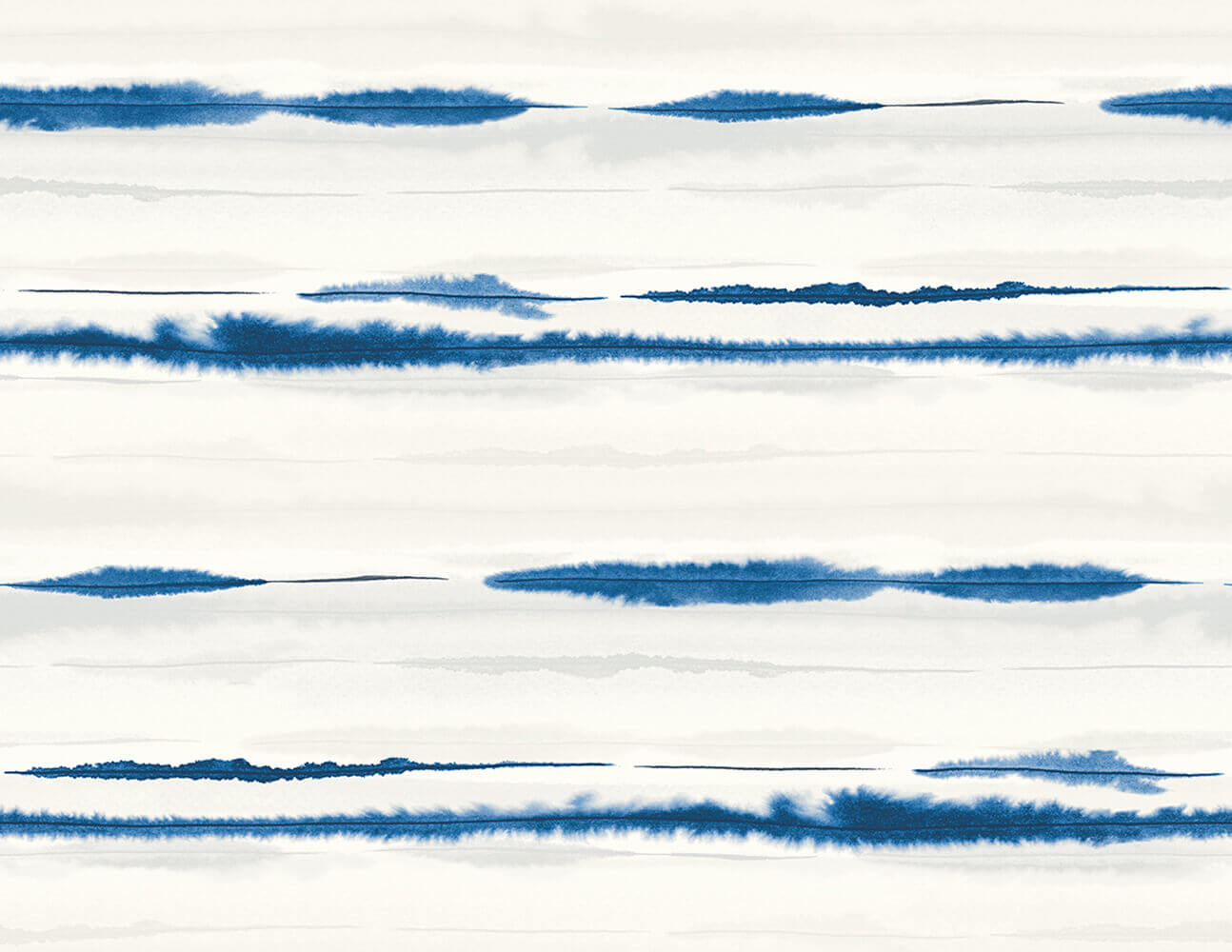 Blue watercolor stripes wallpaper - Happywall