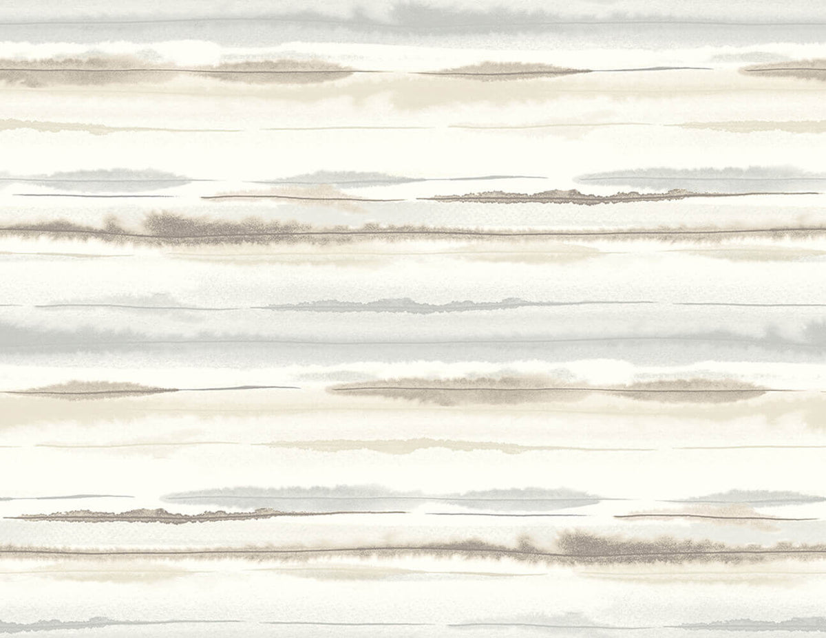 Lillian August Horizon Stripe Peel & Stick Wallpaper - Sand Dunes