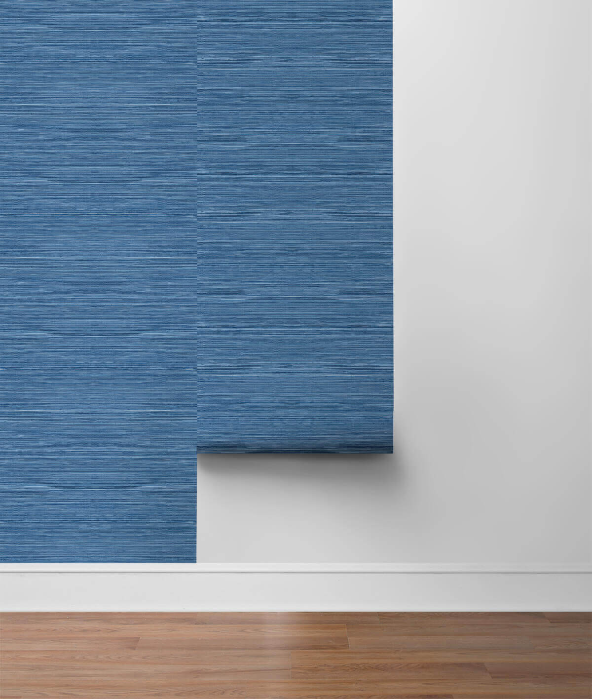 Lillian August Faux Grasscloth Peel & Stick Wallpaper - Blue