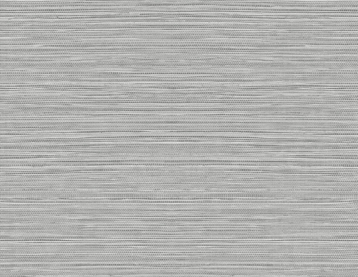 Lillian August Faux Grasscloth Peel & Stick Wallpaper - Gray