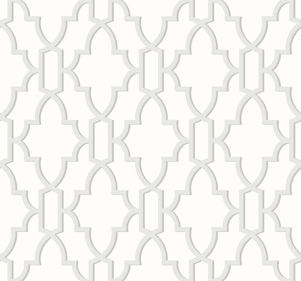 Lillian August Coastal Lattice Peel & Stick Wallpaper - Harbor Mist