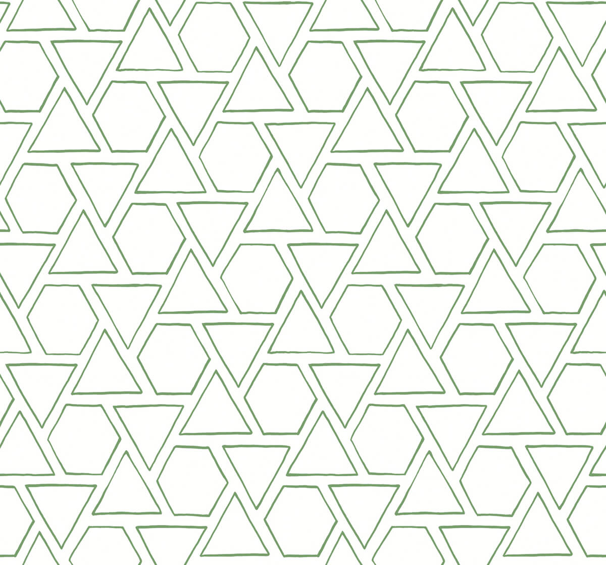 Seabrook Beach House Sun Shapes Wallpaper Sample - Green