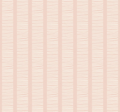 Seabrook Beach House Coastline Wallpaper - Pink Sunset