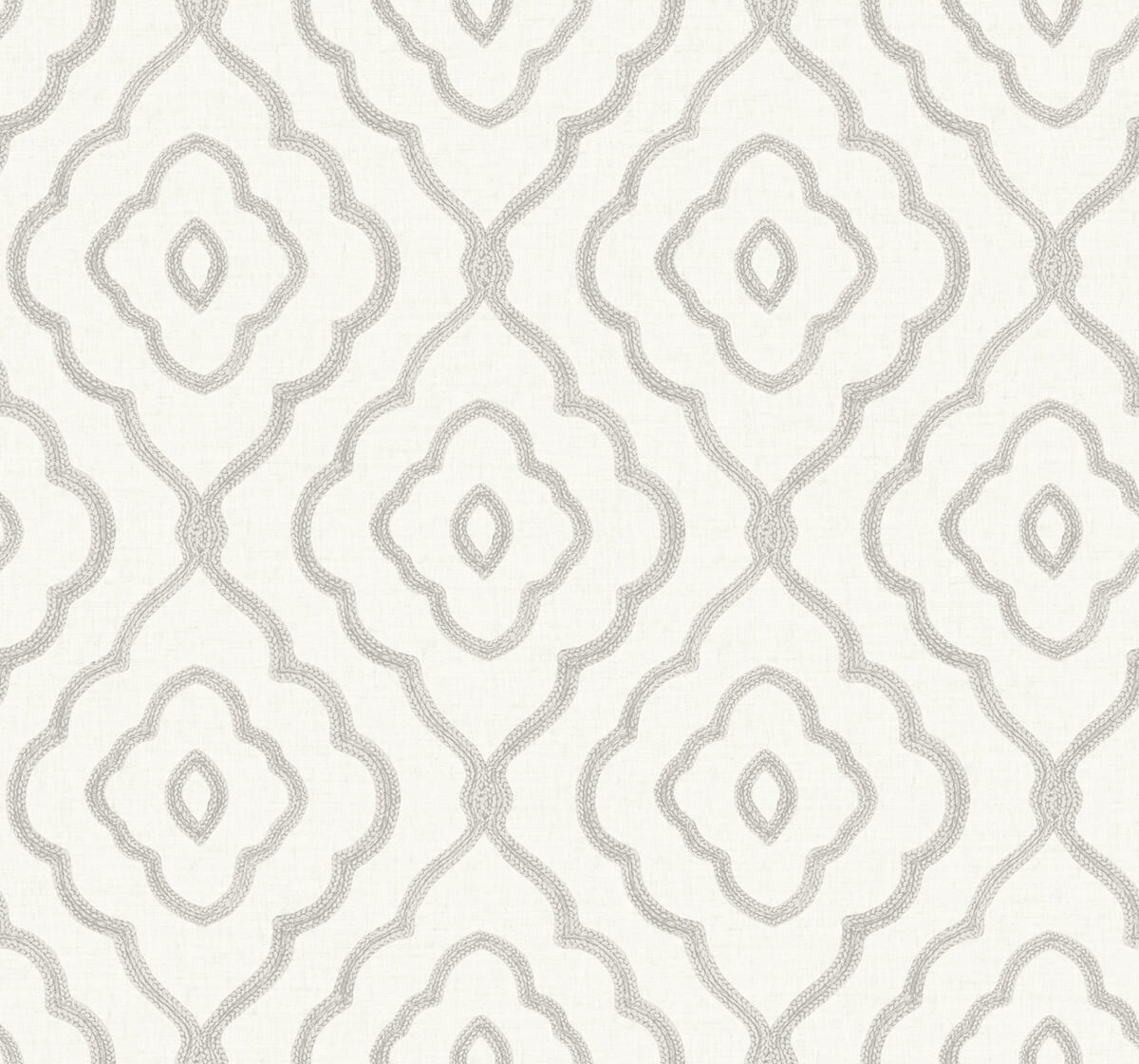 Beach House Seaside Ogee Wallpaper - SAMPLE