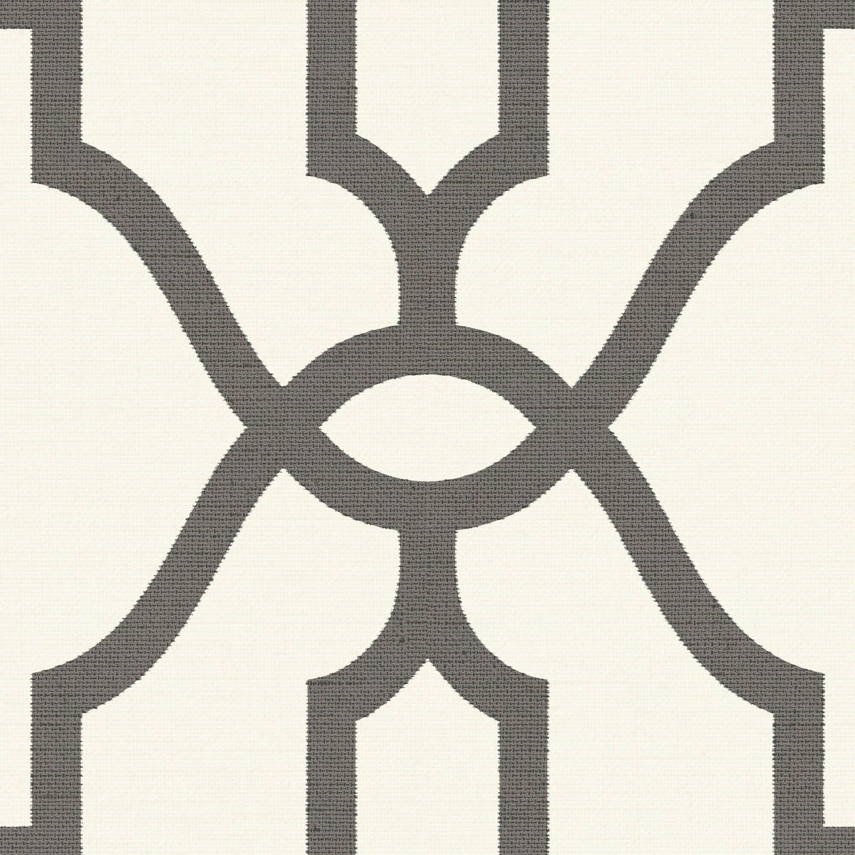 ME1550 Magnolia Home Woven Trellis Wallpaper Charcoal Gray