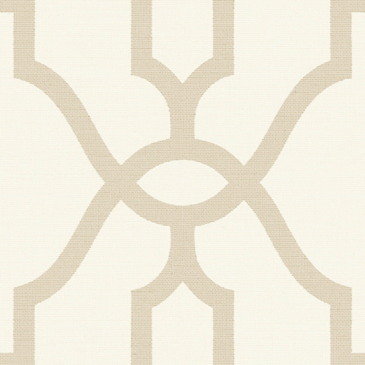 ME1554 Magnolia Home Woven Trellis Wallpaper Beige