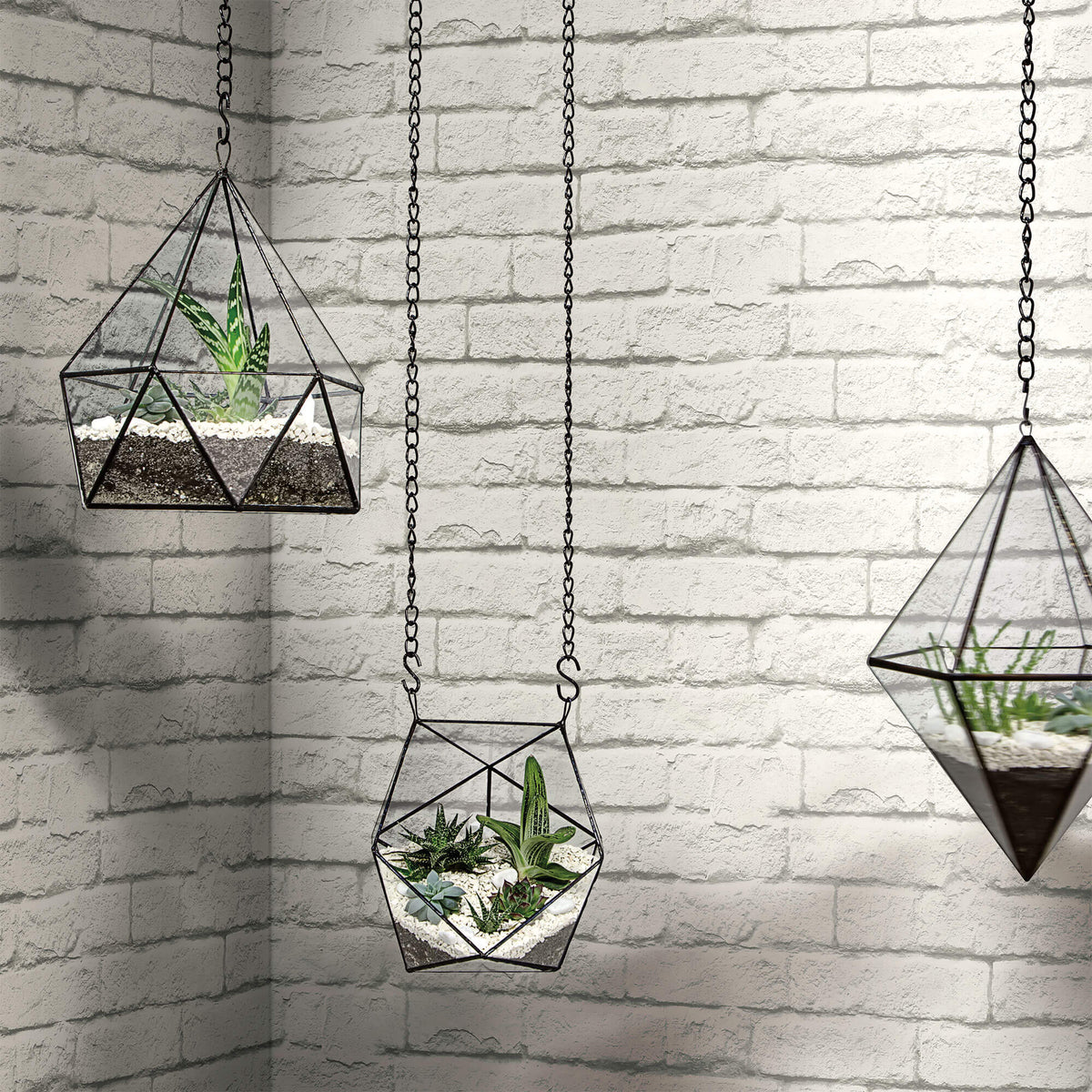 MH1555 Magnolia Home Brick-and-Mortar Wallpaper White