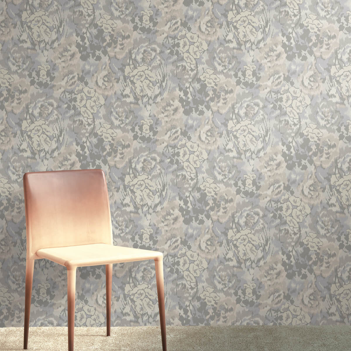 Missoni Home Flower Pot Wallpaper - Grey