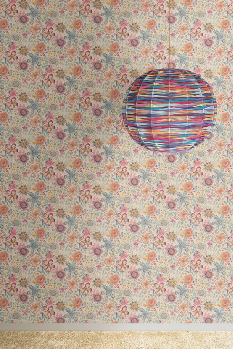 Missoni Home Magic Garden Wallpaper Sample - Pink