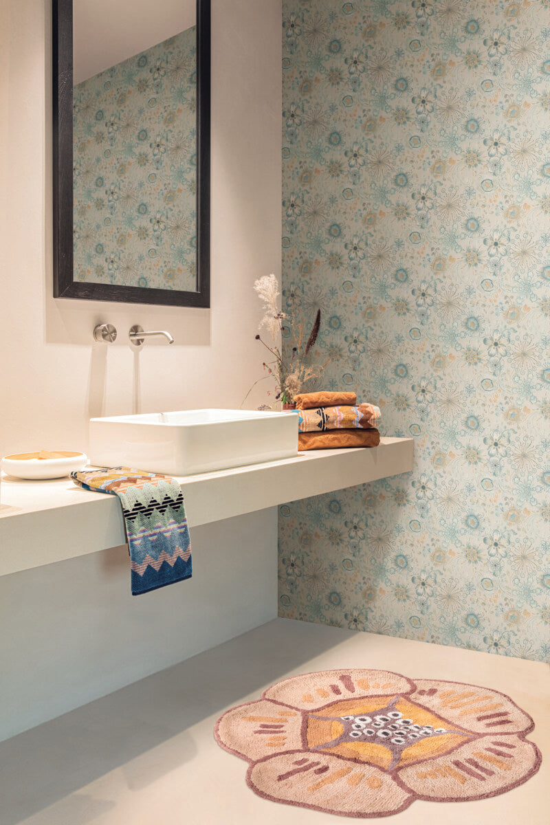 Missoni Home Magic Garden Wallpaper - Light Blue