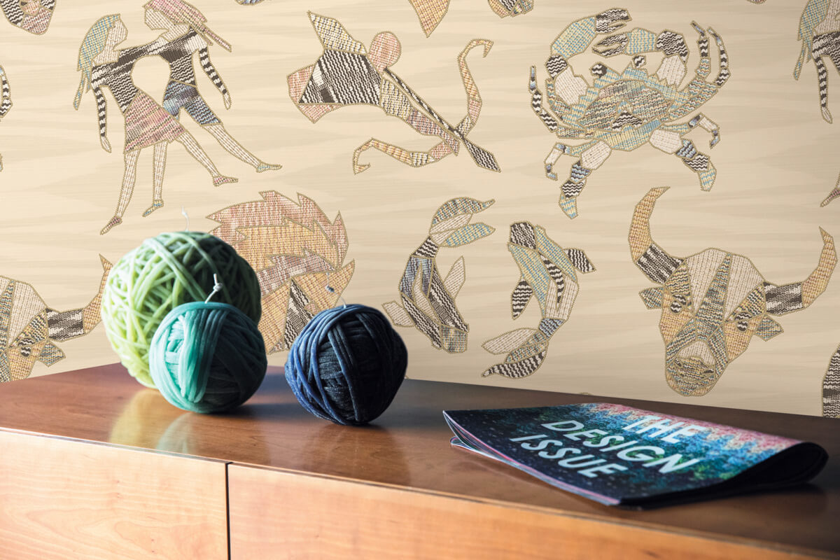 Missoni Home Constellations Wallpaper - Cream