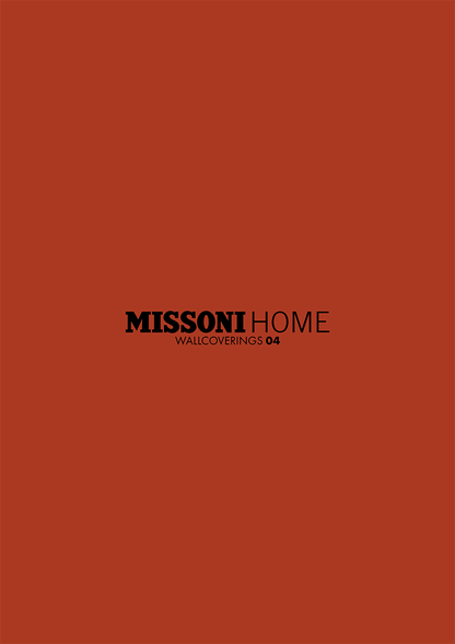 Missoni Home 4 Happy Zig Zag Wallpaper - Orange & Blue
