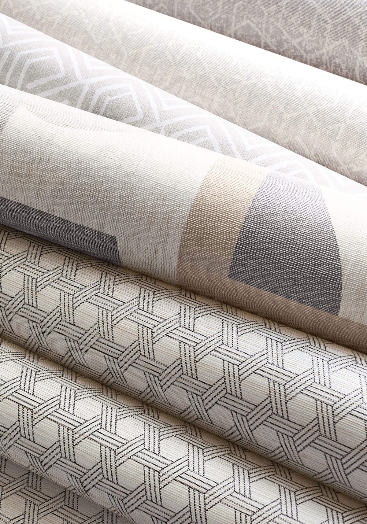 Thibaut Modern Resource 3 Colored Blocks Wallpaper - Beige