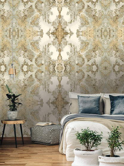 Candice Olson Botanical Dreams Inner Beauty Wallpaper - Gold