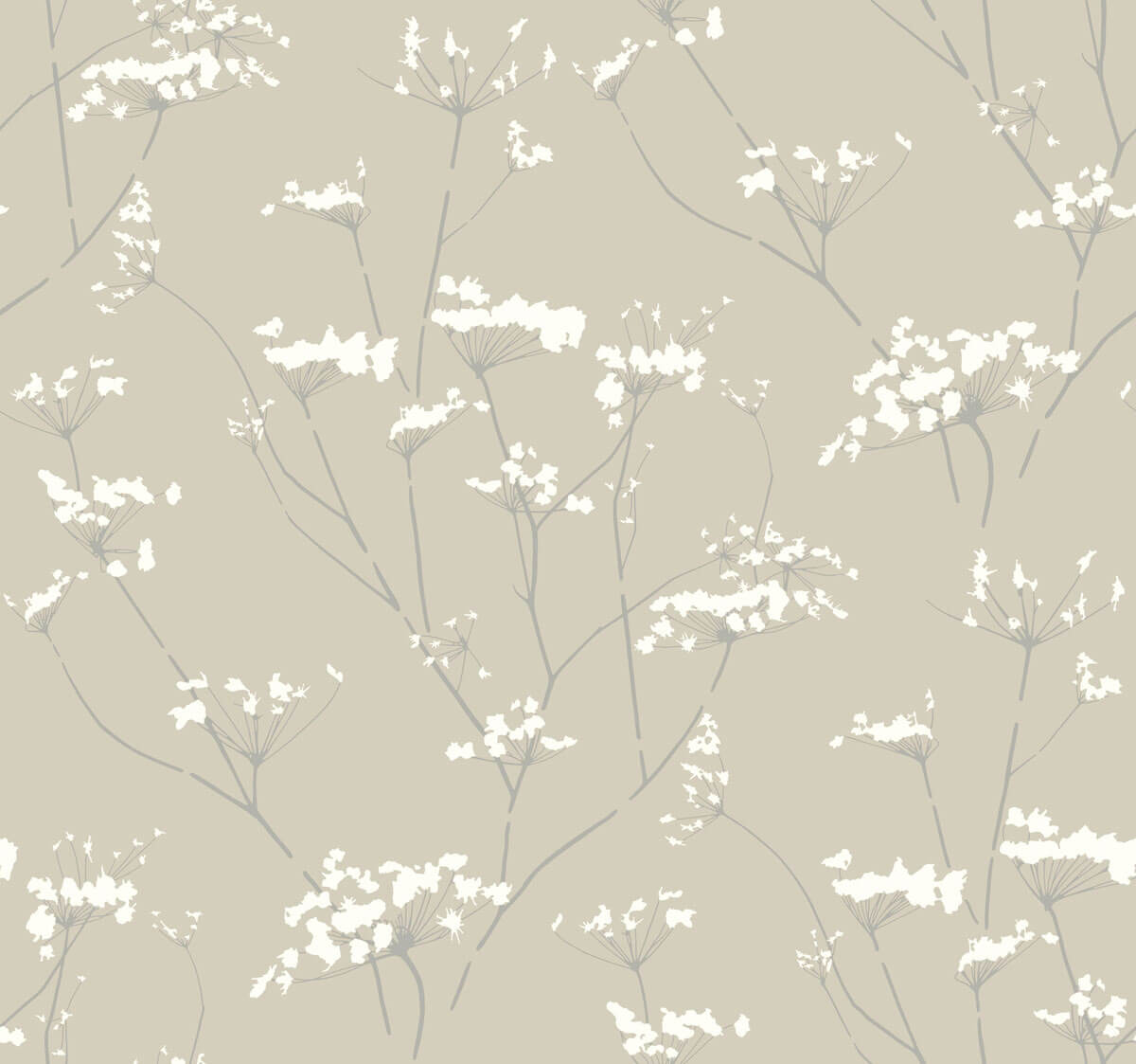Candice Olson Botanical Dreams Enchanted Wallpaper - Tan