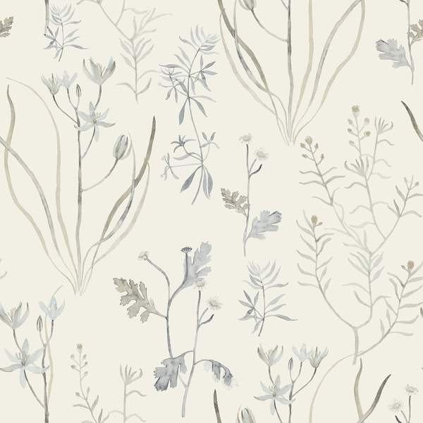 York Alpine Botanical Wallpaper - SAMPLE