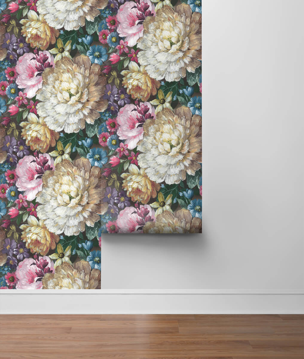 NextWall Blooming Floral Peel & Stick Wallpaper - Multicolored