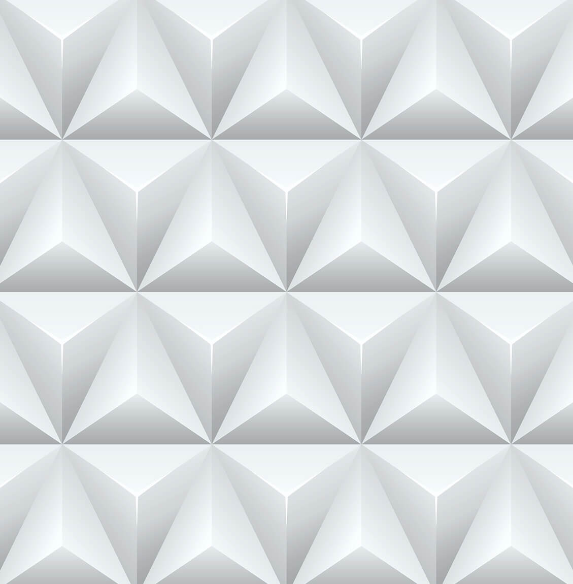 NextWall Triangle Origami Peel & Stick Wallpaper - Gray