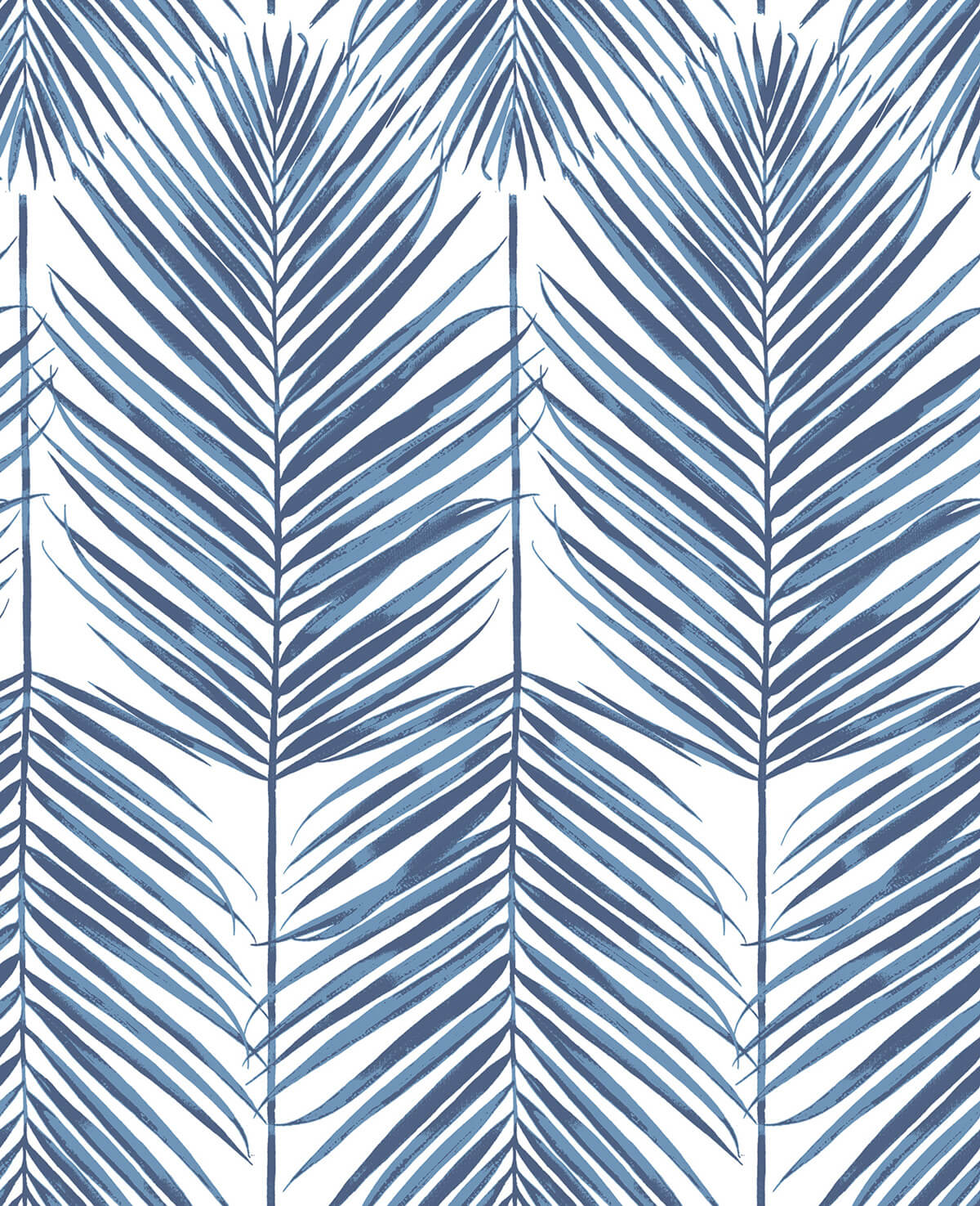 NextWall Paradise Palm Peel & Stick Wallpaper - Coastal Blue