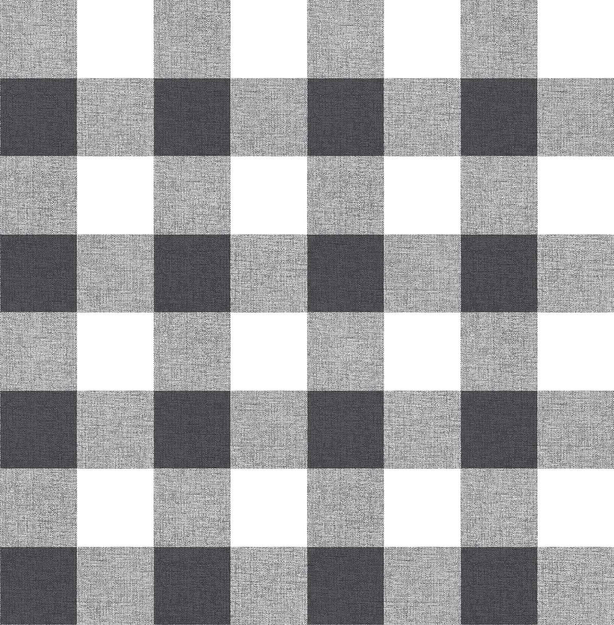 NextWall Picnic Plaid Peel & Stick Wallpaper - Black