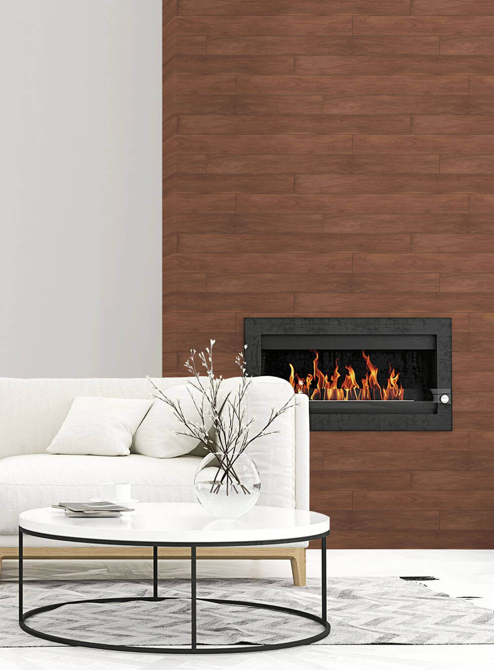 NextWall Teak Planks Peel & Stick Wallpaper - Brown