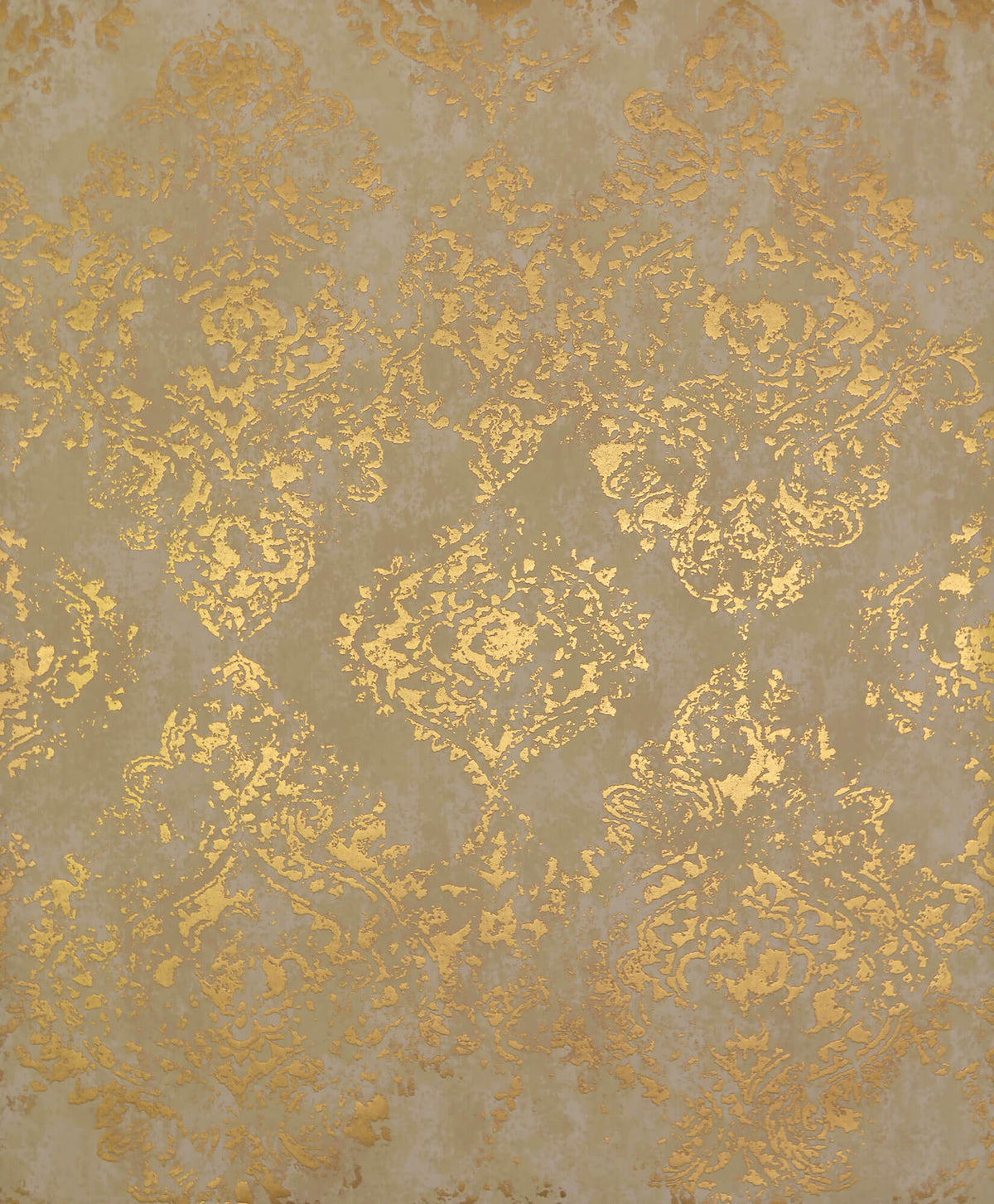 Antonina Vella Modern Metals Stargazer Wallpaper Sample - Almond & Gold